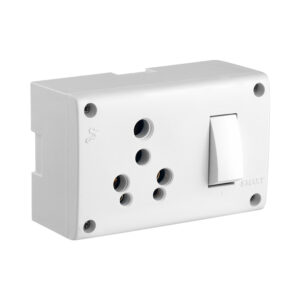 SWITCH SOCKET COMBINED WITH BOX LEGEND