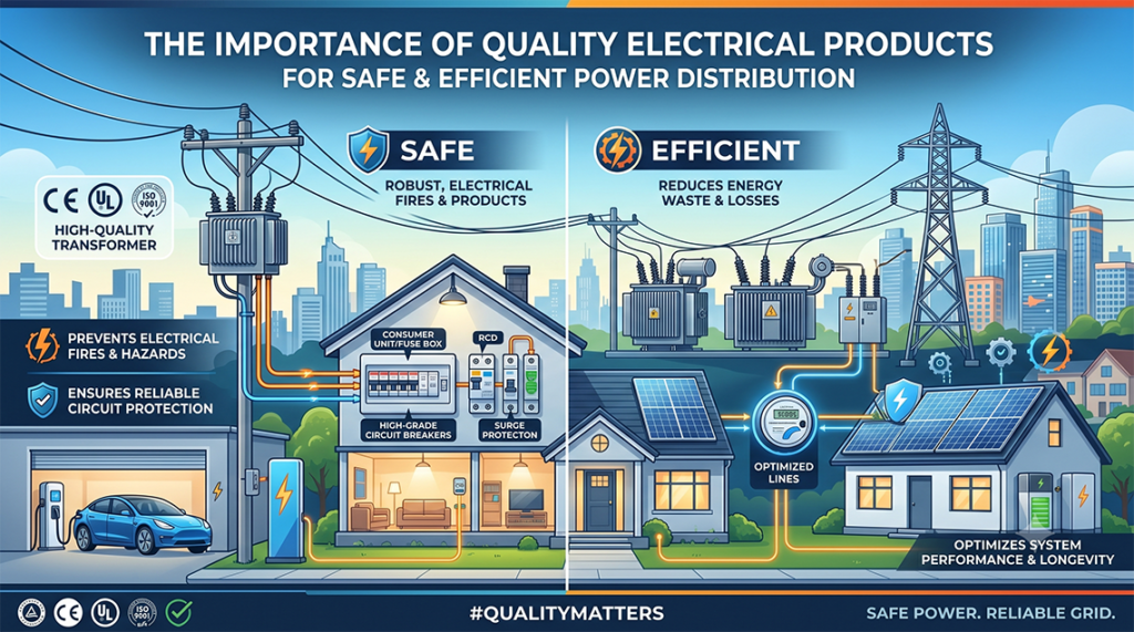 The Importance of Quality Electrical Products for Safe and Efficient Power Distribution